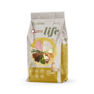 Ração Quatree Life Gatos Castrados Sabor Frango 20kg