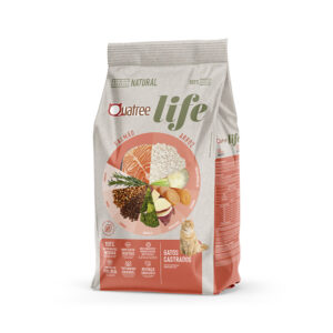 Quatree Life Gatos Castrados Salmão 20kg