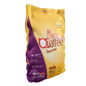 Ração Quatree Gourmet Gatos Adultos Mix de Carnes 20kg