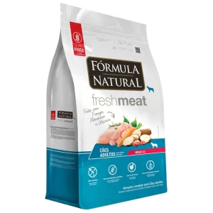 Ração Fórmula Natural Fresh Meat Cães Adultos de Porte Médio 12kg 