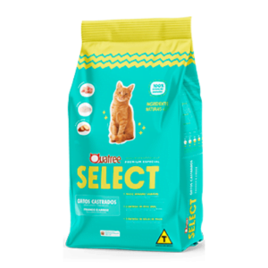 Ração Quatree Select para Gatos castrados