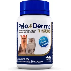 Pelo e Derme 1500mg 30 Comprimidos DHA + EPA