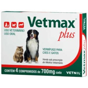 Vermífugo Vetnil Vetmax Plus 700mg