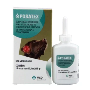 Posatex 17,5ml - Tratamento Eficaz para Otites em Cães