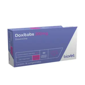 Doxitabs 200mg para Cães e Gatos