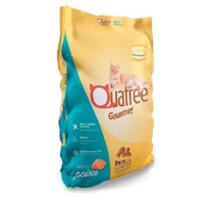 Ração Quatree Gourmet para Gatos Adultos Sabor Peixe 20kg