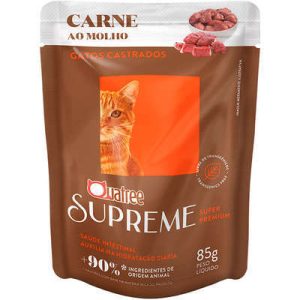 Ração Úmida para Gatos Castrados Quatree Supreme 85g