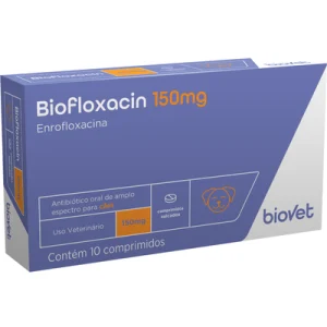 Biofloxacin Biovet 150mg 10 Comprimidos