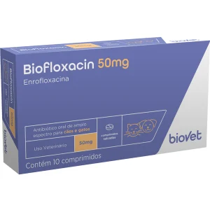 Biofloxacin Biovet 50mg 10 Comprimidos