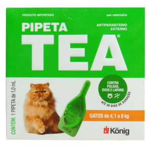 Antipulgas Pipeta para Gatos  4 a 8 kg Tea