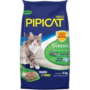 Areia Higiênica Classic Pipicat 12kg
