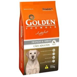 Ração Golden Fórmula Light Cães Adultos Frango e Arroz 15kg