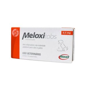 Meloxitabs Caes e Gatos Biovet 0,5mg 10 Comprimidos