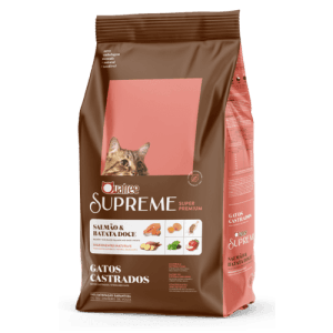 Quatree Supreme Gatos Castrados Salmão 3kg