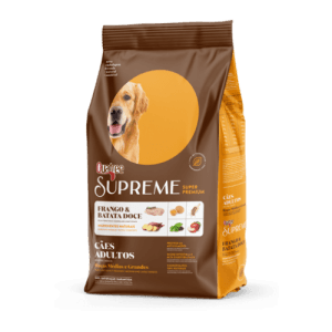 Ração Quatree Supreme Cães Adultos Raças Médias e Grandes Frango e Batata Doce 15kg