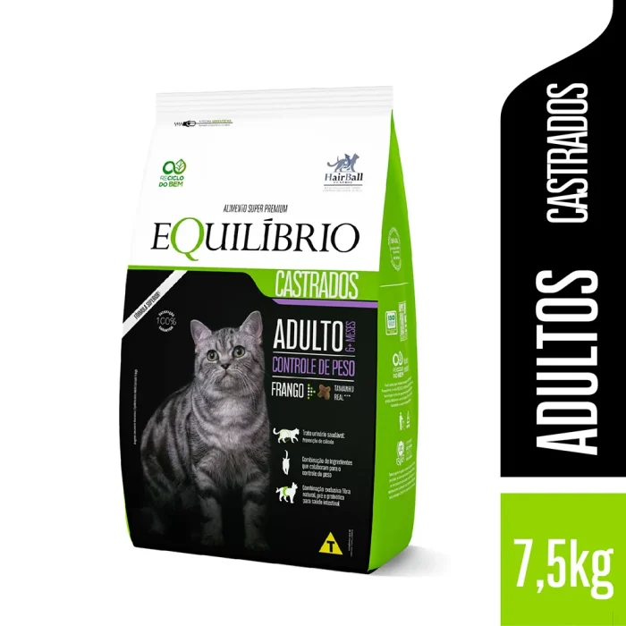 Equilíbrio Gatos Castrados 7.5kg