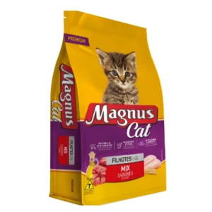 Ração Magnus Cat Mix de Sabores Para Gatos Filhotes 15 Kg