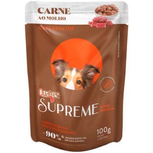 Ração Úmida para Cachorro Adulto Quatree Supreme: Nutrição e Sabor em Cada Sachê de 100g