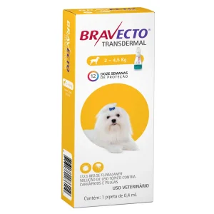 Bravecto Para Cães de 2 a 4,5kg