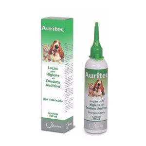 Auritec Higiene Orelha Cães e Gatos 100ml Syntec