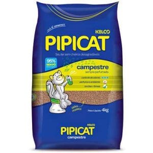 Areia Perfumada Campestre Pipicat 4kg