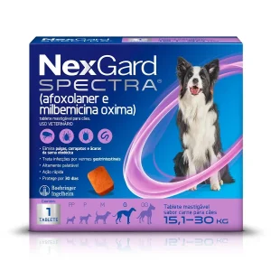 NexGard Spectra para Cães de 15 a 30kg