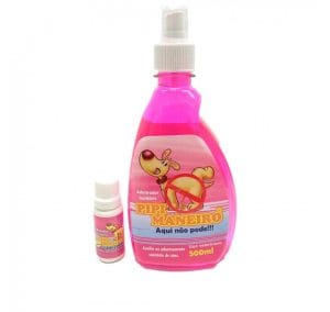 Kit Educador Sanitário Para Cães Pipi Maneiro 500ml Kit Educador Sanitário contem 2 frascos: O Pode age como auxiliar no adestramento sanitário de cães, com consequente proteção de tapetes, estofados, canteiros e outros lugares indevidos visados pelos cães para micção.