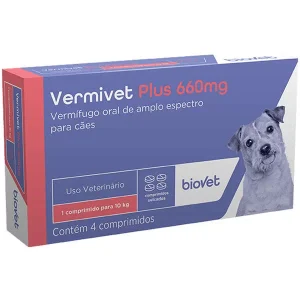 Combo 3 Caixas Vermivet Plus 660mg