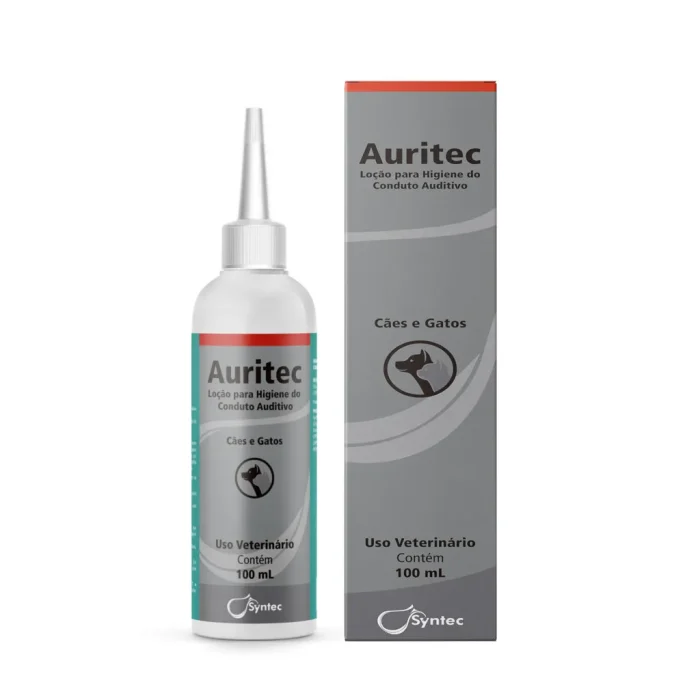 Auritec Loção para Higiene Auditiva de Cães e Gatos 100ml