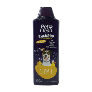Shampoo Pet Clean 5 em 1 para Cães e Gatos 700 ml